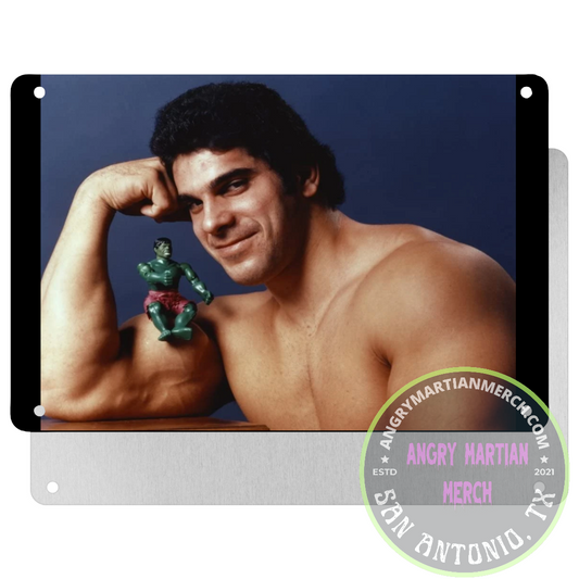 Lou Ferrigno 8x12 Tin Sign